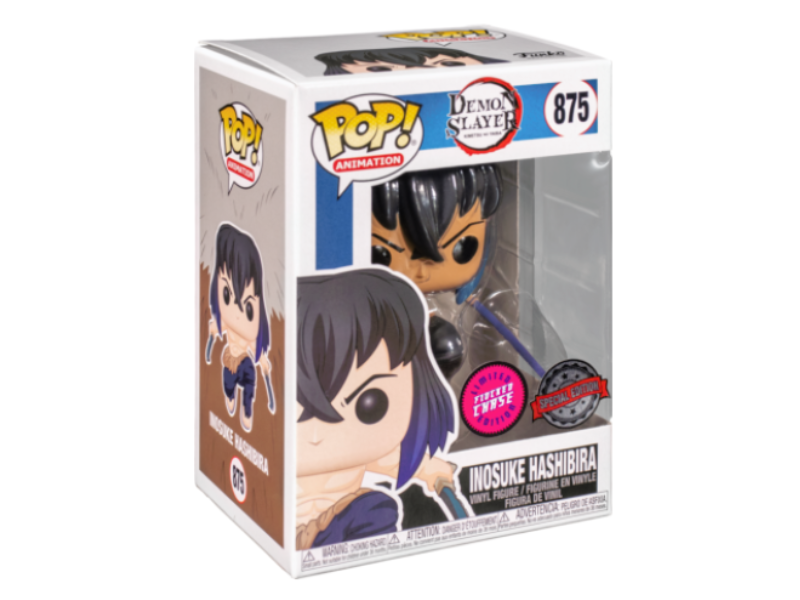 Demon Slayer – Inosuke Hashibira Flocked funko pop – popllectible